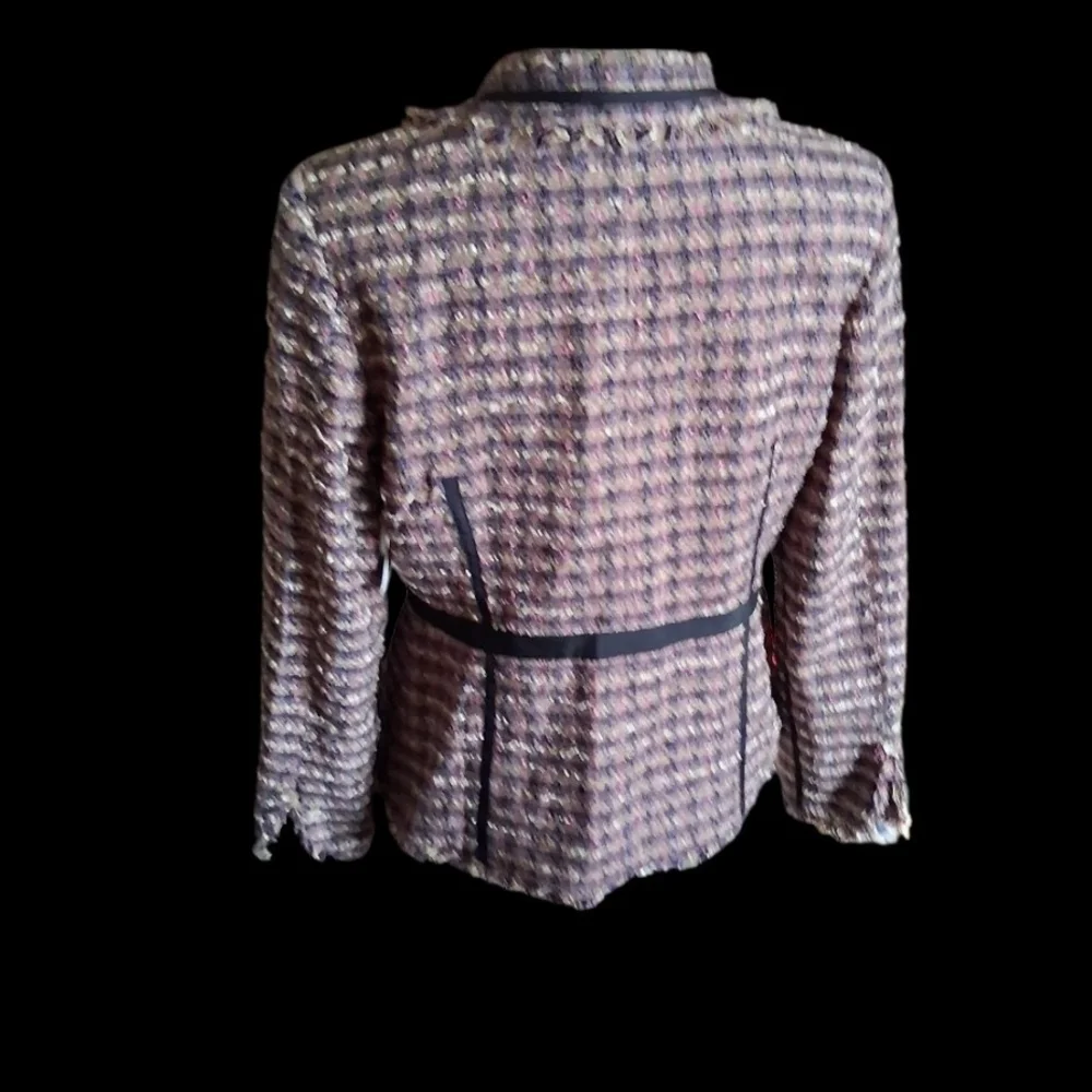 Bisou Bisou Multicolor Tweed Blazer - Picture 4 of 9